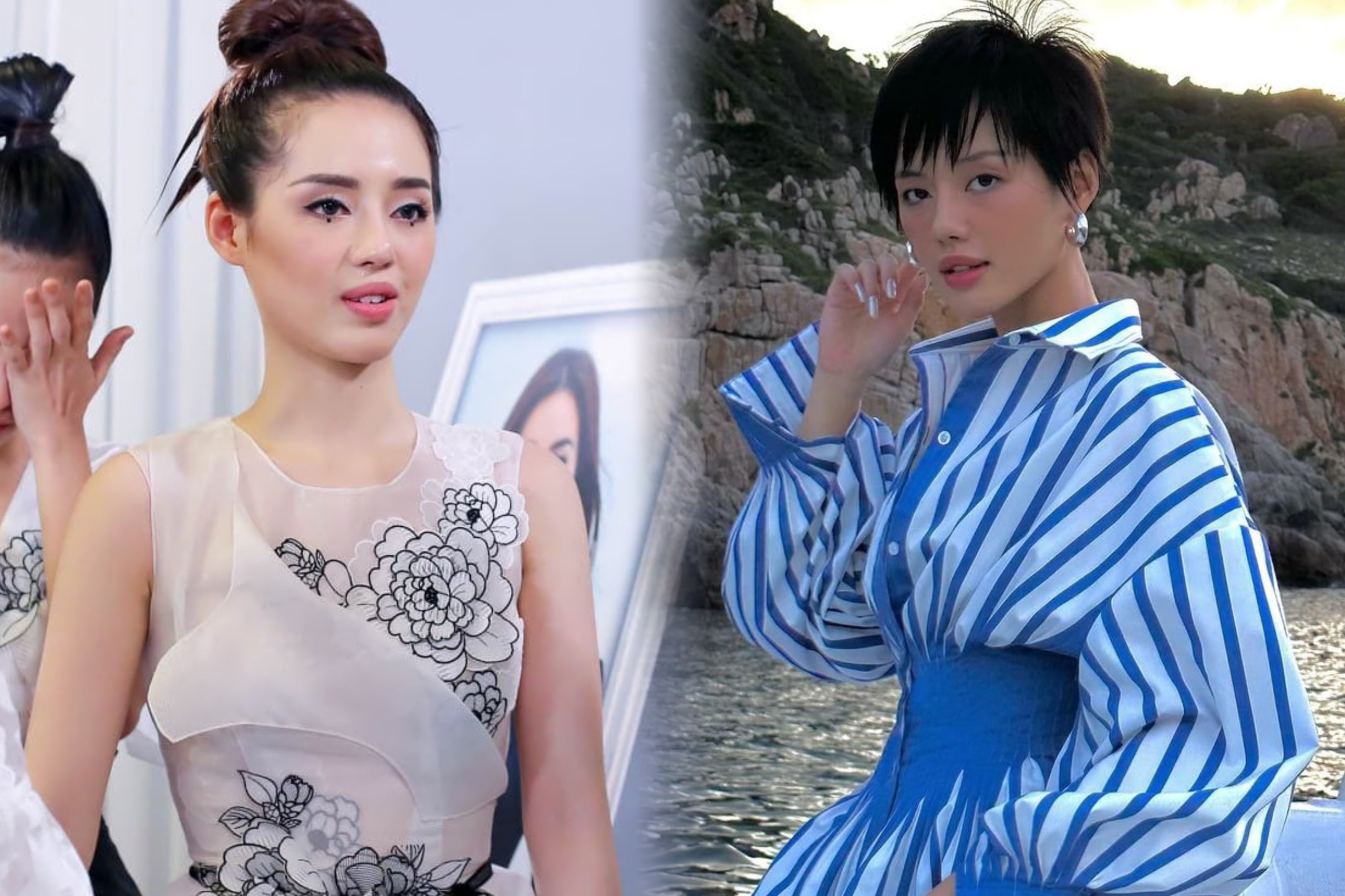 Khánh Linh ở The Face Vietnam 2017 và Cô Em Trendy ở thời điểm hiện tại