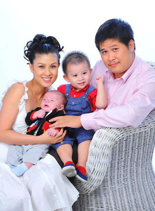 Gia đình Phước Sang - Kim Thư thời còn hạnh phúc