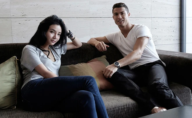 Kim Lim có mối quan hệ cực thân thiết với  Cristiano Ronaldo