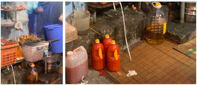  Một số hình ảnh mất vệ sinh an toàn thực phẩm của các hàng bán 