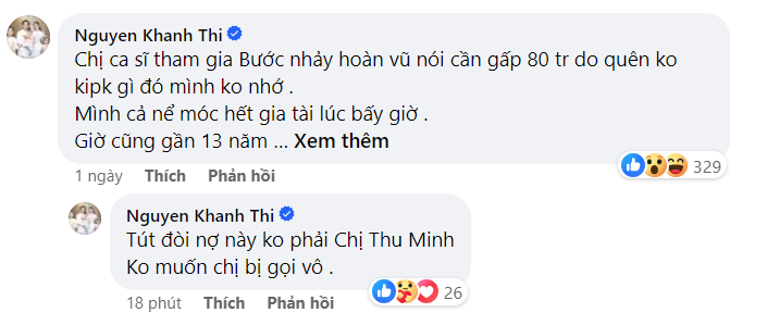 Toàn cảnh vụ Khánh Thi đòi nợ: Thủy Tiên - Thu Minh bị mắng oan vì một câu 