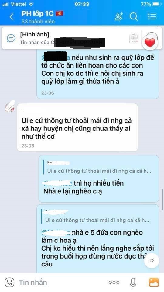 Vụ việc gây tranh cãi nhất lúc này: Mẹ kiên quyết không đóng 100 nghìn quỹ cho con, lớp 32 em học sinh, 31 em ăn liên hoan