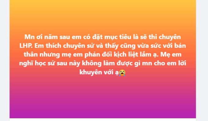 Chia sẻ thu hút sự chú ý của nữ sinh ở TP.HCM