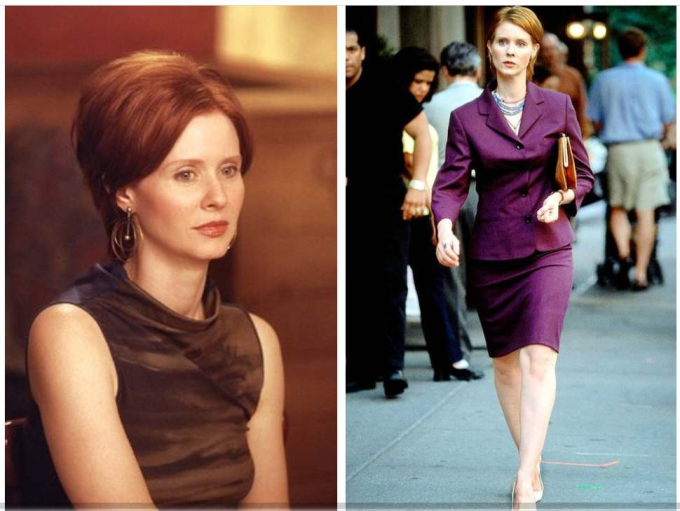 Nhan sắc xinh đẹp thời trẻ của diễn viên Cynthia Nixon.