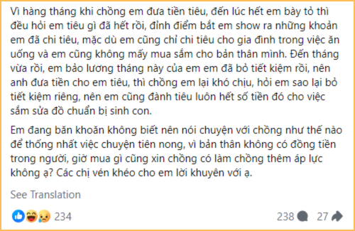 Chồng lương 60 triệu nhưng không chịu góp tiền ăn, chỉ cho vợ 2-3 triệu tiêu vặt, CĐM nghe mà bất bình: “Lấy phải cục nợ mất rồi”