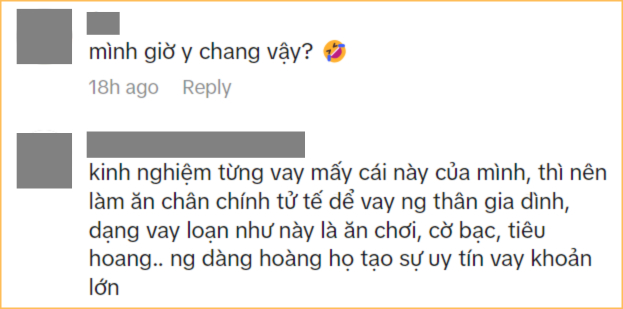 Vì quản lý chi tiêu kém nên mới phải vay lắt nhắt nhiều khoản nhỏ?