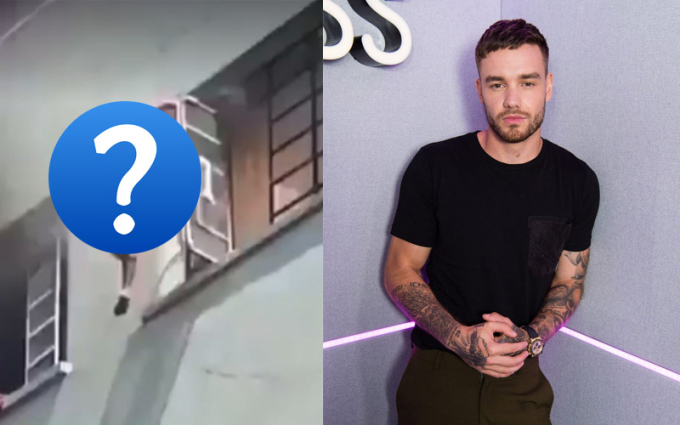 Clip được cho là khoảnh khắc Liam Payne rơi từ khách sạn đang lan truyền trên mạng 