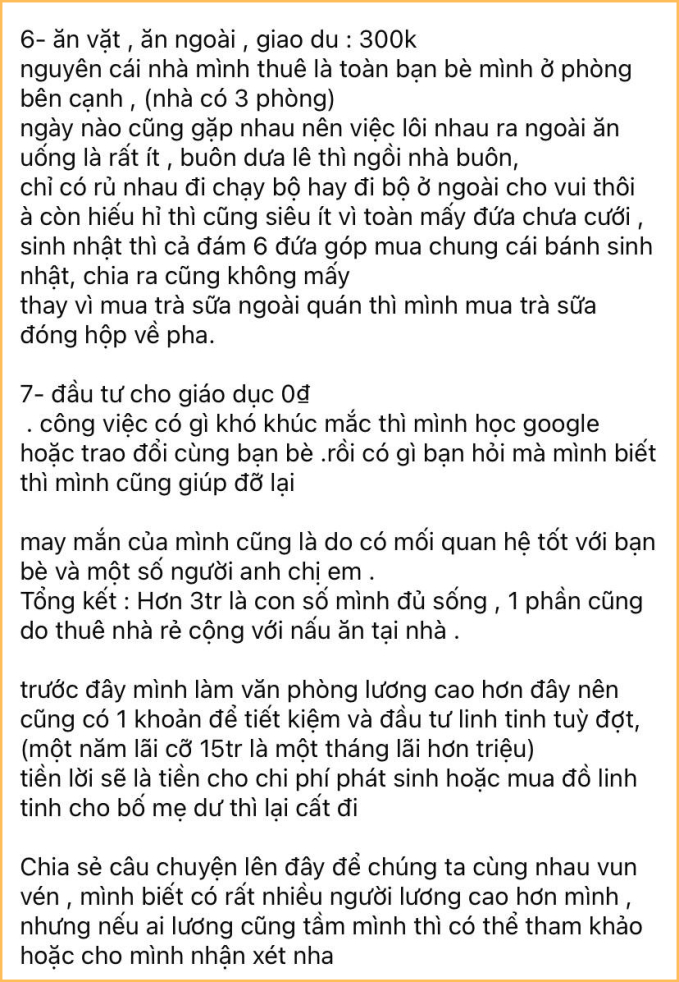 Nguyên văn chia sẻ của C.L