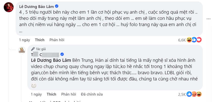 Căng: Lê Dương Bảo Lâm 