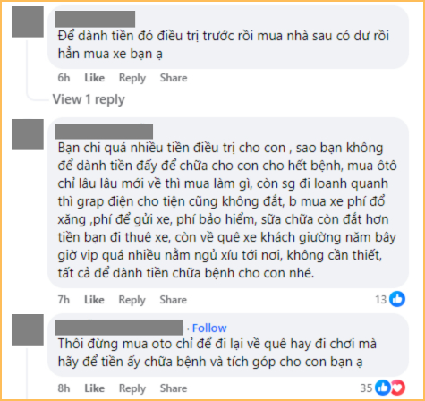 Nhiều người khuyên gia đình chị không nên mua ô tô