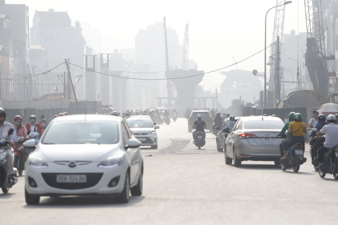 Các công trình xây dựng cũng là tác nhân gây ô nhiễm không khí tại Hà Nội và nhiều tỉnh khác. 