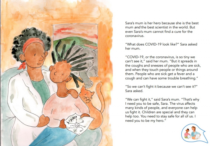 “My Hero is You, How kids can fight COVID-19!” - cuốn sách giúp trẻ hiểu và biết cách ứng phó với đại dịch