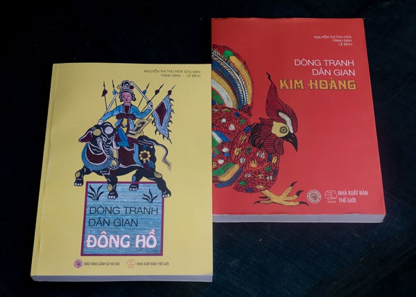 Hai ấn phẩm về dòng tranh dân gian Đông Hồ, Kim Hoàng của Nguyễn Thị Thu Hòa và các cộng sự.