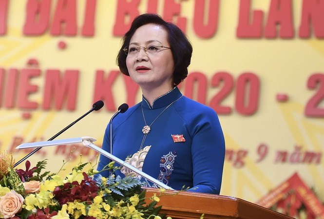 Bà Phạm Thị Thanh Trà - tân Bộ trưởng Bộ Nội vụ