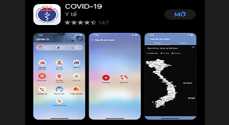 Ứng dụng COVID-19 tích hợp nhiều tính năng hỗ trợ tích cực cho người dân trong việc tìm hiểu thông tin, chủ động phòng chống dịch bệnh.