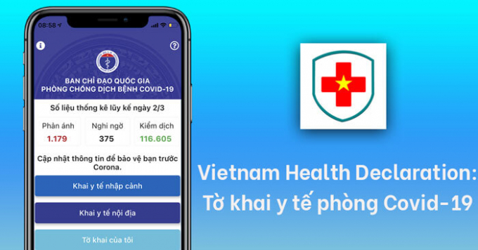 Quản lý, giám sát cách ly F1 tại nhà bằng phần mềm VHD (Vietnam Health Declaration).