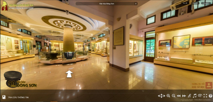 Tham quan bảo tàng Lịch sử quốc gia Việt Nam bằng hình thức trực tuyến