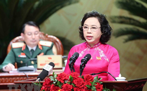 Với nhiều đóng góp cho sự nghiệp xây dựng và phát triển Thủ đô, bà Ngô Thị Thanh Hằng được trao tặng danh hiệu 