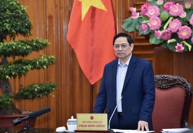 Thủ tướng Phạm Minh Chính yêu cầu các địa phương không cản trở đi lại của người dân, ảnh hưởng lưu thông hàng hóa. Ảnh: VGP
