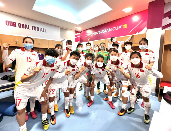 Tuyển nữ Việt Nam quyết thực hiện giấc mơ World Cup. Ảnh:vietnamnet.vn