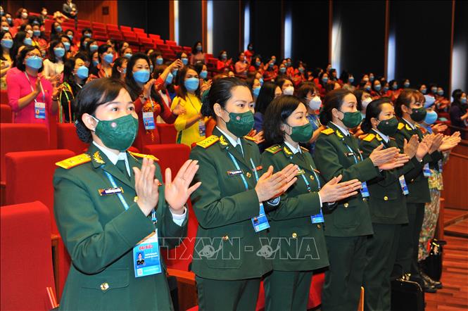 Đại biểu quân đội dự đại hội.Ảnh: TTXVN