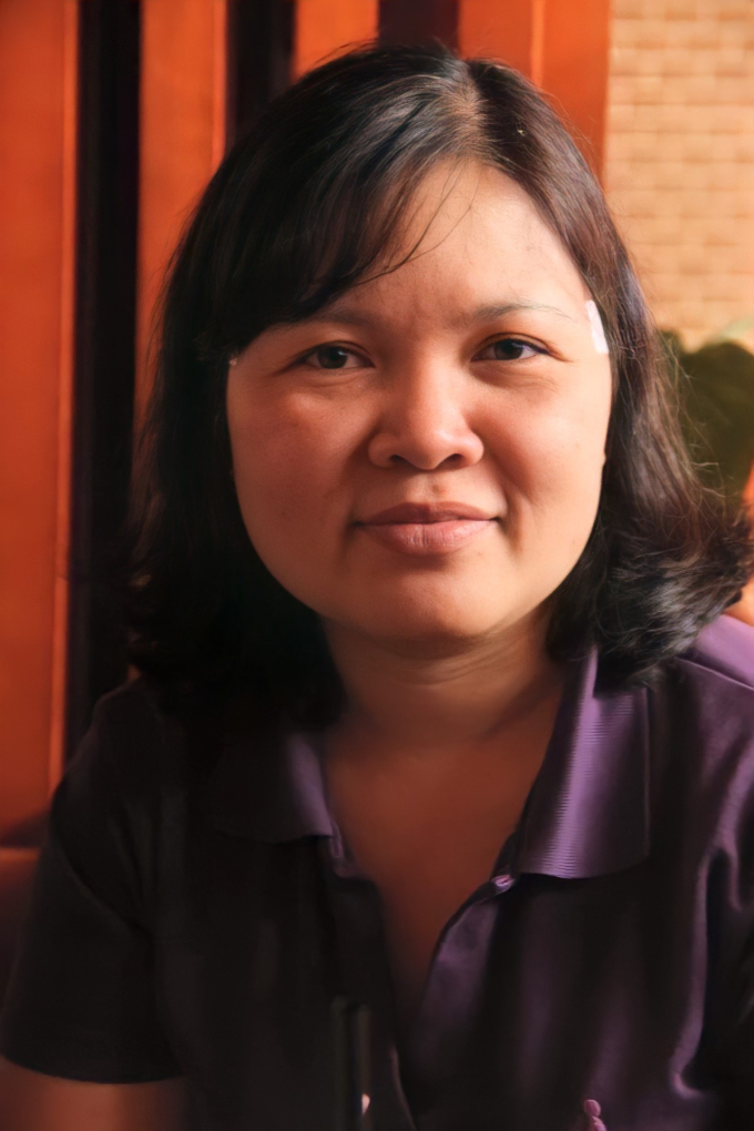Cô Nguyễn Thanh Huyền, giáo viên dạy môn Ngữ Văn, trường THPT Chuyên Nguyễn Trãi. (Ảnh: NVCC)