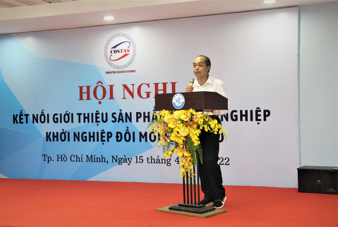Ông Vương Đức Tuấn - phó Cục trưởng Cục Công tác phía Nam Bộ KH&CN phát biểu chào mừng