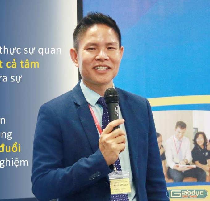 Ông Bùi Khánh Nguyên, diễn giả độc lập về giáo dục