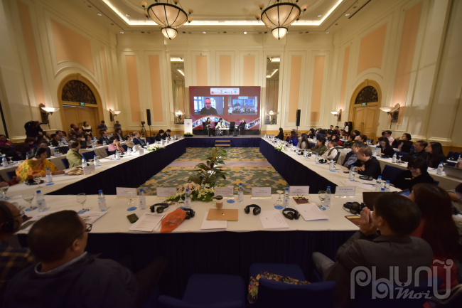 Chiều 14/3, tại Hà Nội đã diễn ra Hội thảo quốc tế “Chính sách và giải pháp phát triển ngành công nghiệp điện ảnh ở Việt Nam và Đông Nam Á”. Ảnh: Hoàng Toàn