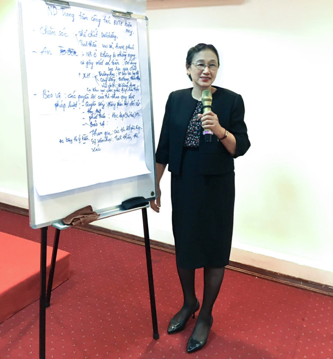 Bà Nguyễn Thị Luận - Phó Viện trưởng thường trực Viện Công nghệ & Nhân lực Quốc tế (ITIM).