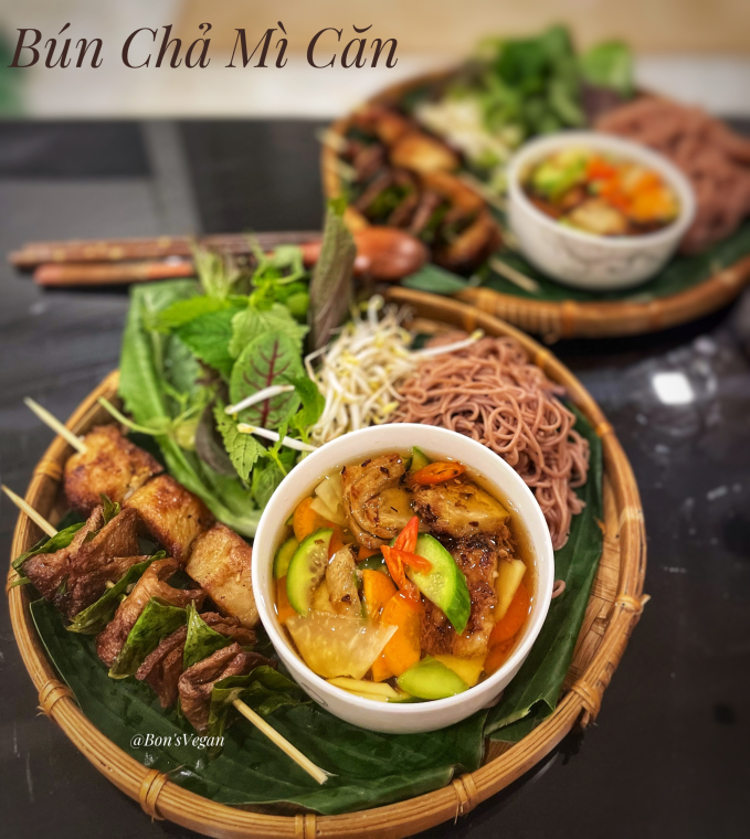 Bún chả mì căn