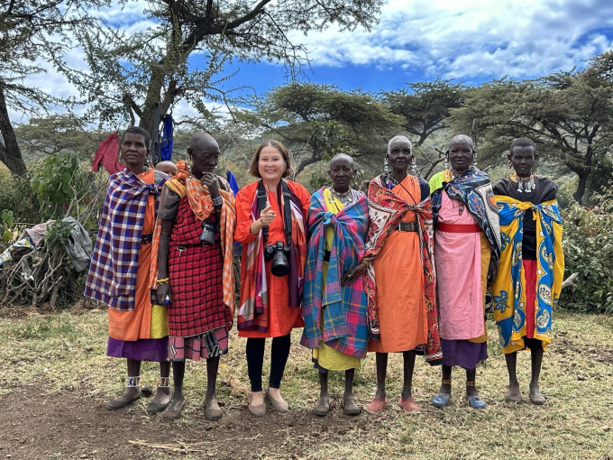 Nhiếp ảnh gia Minh Hải và những người phụ nữ của bộ tộc Maasai Shuka (Kenya)