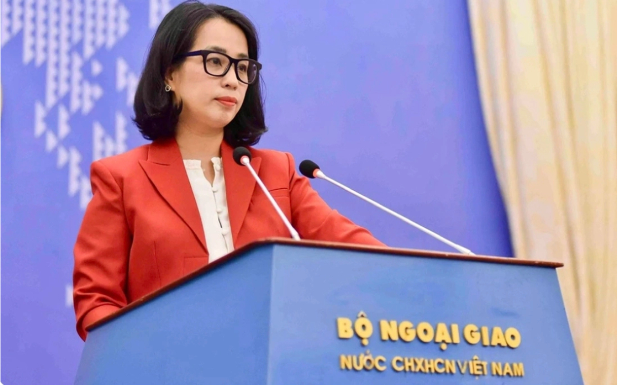 Bà Phạm Thu Hằng - Người Phát ngôn Bộ Ngoại giao Việt Nam. (Ảnh: BNG)
