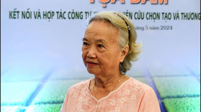 PGS.TS - Anh hùng Lao động Nguyễn Thị Trâm, Chủ tịch Hội đồng khoa học Viện Nghiên cứu và Phát triển cây trồng, Học viện Nông nghiệp Việt Nam