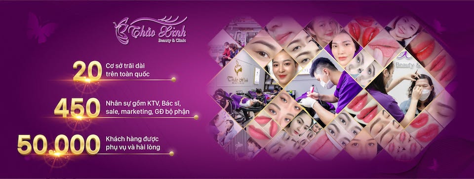 Thẩm mỹ viện Thảo Xinh phải tháo gỡ, xóa bỏ các nội dung quảng cáo vi phạm do chưa được cấp giấy phép hoạt động khám chữa bệnh. Ảnh: MXH