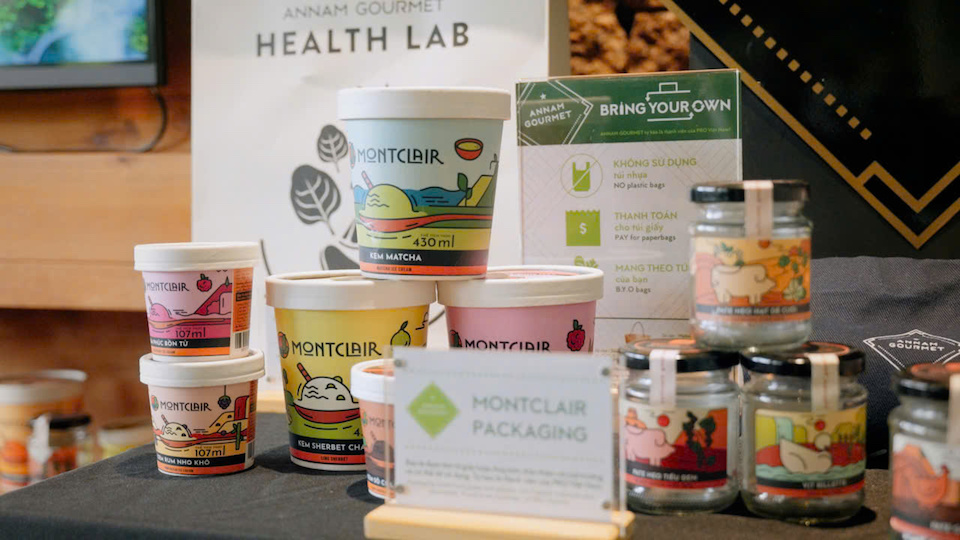 Sản phẩm của Montclair có mặt tại hơn 15 cửa hàng Annam Gourmet trên toàn quốc, mang đến lựa chọn tiêu dùng bền vững cho khách hàng. Ảnh: BTC
