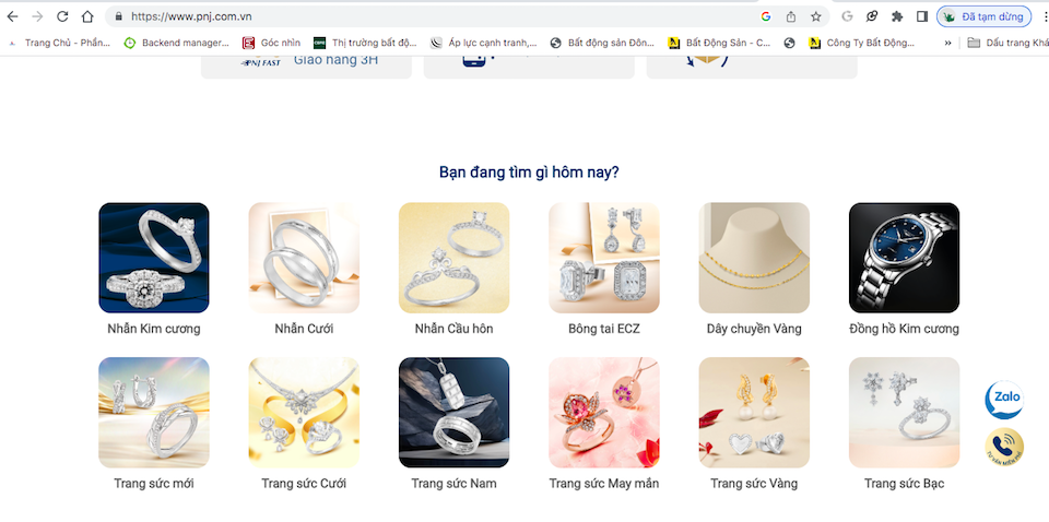 Tỷ lệ thu đổi kim cương tại PNJ dao động từ 75% đến 95% giá trị tùy thuộc vào kích thước và chủng loại sản phẩm. Ảnh minh hoạ (nguồn https://www.pnj.com.vn/)