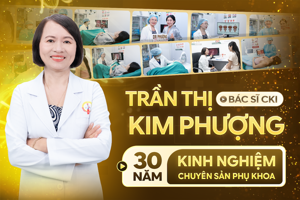 Bác sĩ CKI Trần Thị Kim Phượng – Chuyên gia với hơn 30 năm kinh nghiệm lâm sàng, chuyên điều trị các bệnh lý phụ khoa và tầm soát ung thư cổ tử cung.