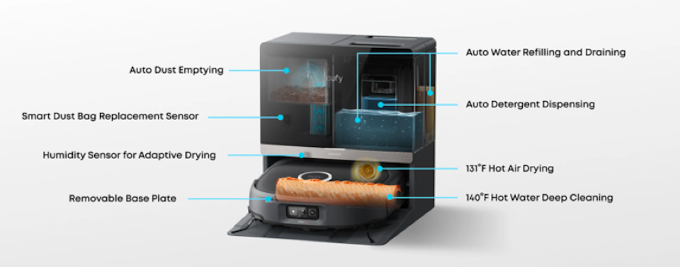 Sản phẩm Robot hút bụi eufy Omni E35