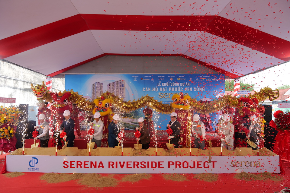Lễ khởi công dự án Serena Riverside do Đạt Phước làm chủ đầu tư diễn ra ngày 13/9. Ảnh: CĐT
