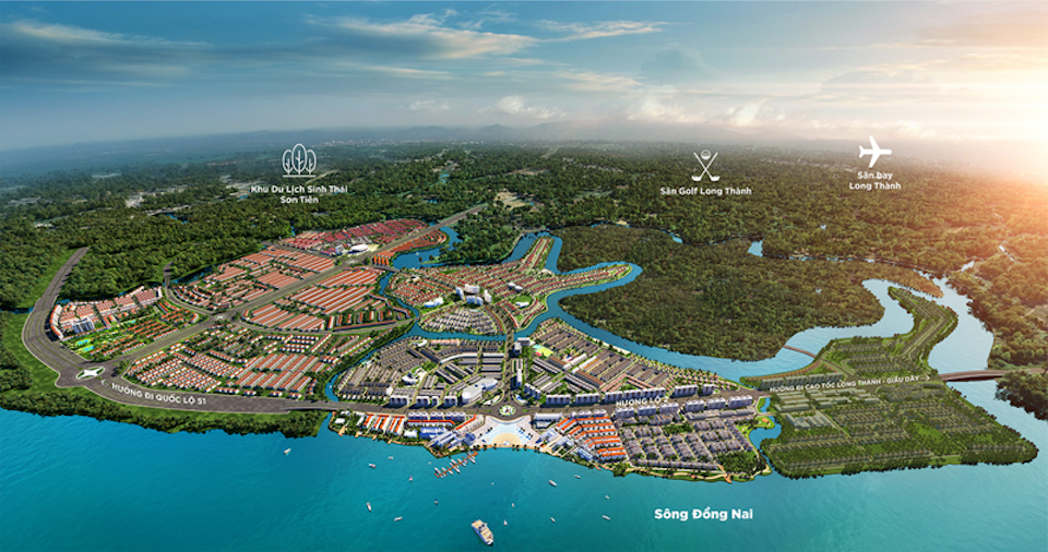 Phối cảnh dự án Izumi City. Nguồn: Nam Long