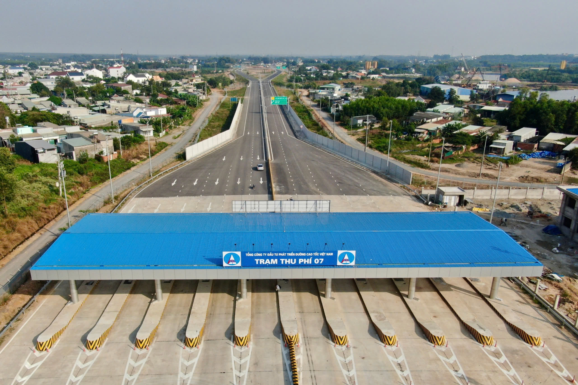 Một đoạn cao tốc Bến Lức - Long Thành