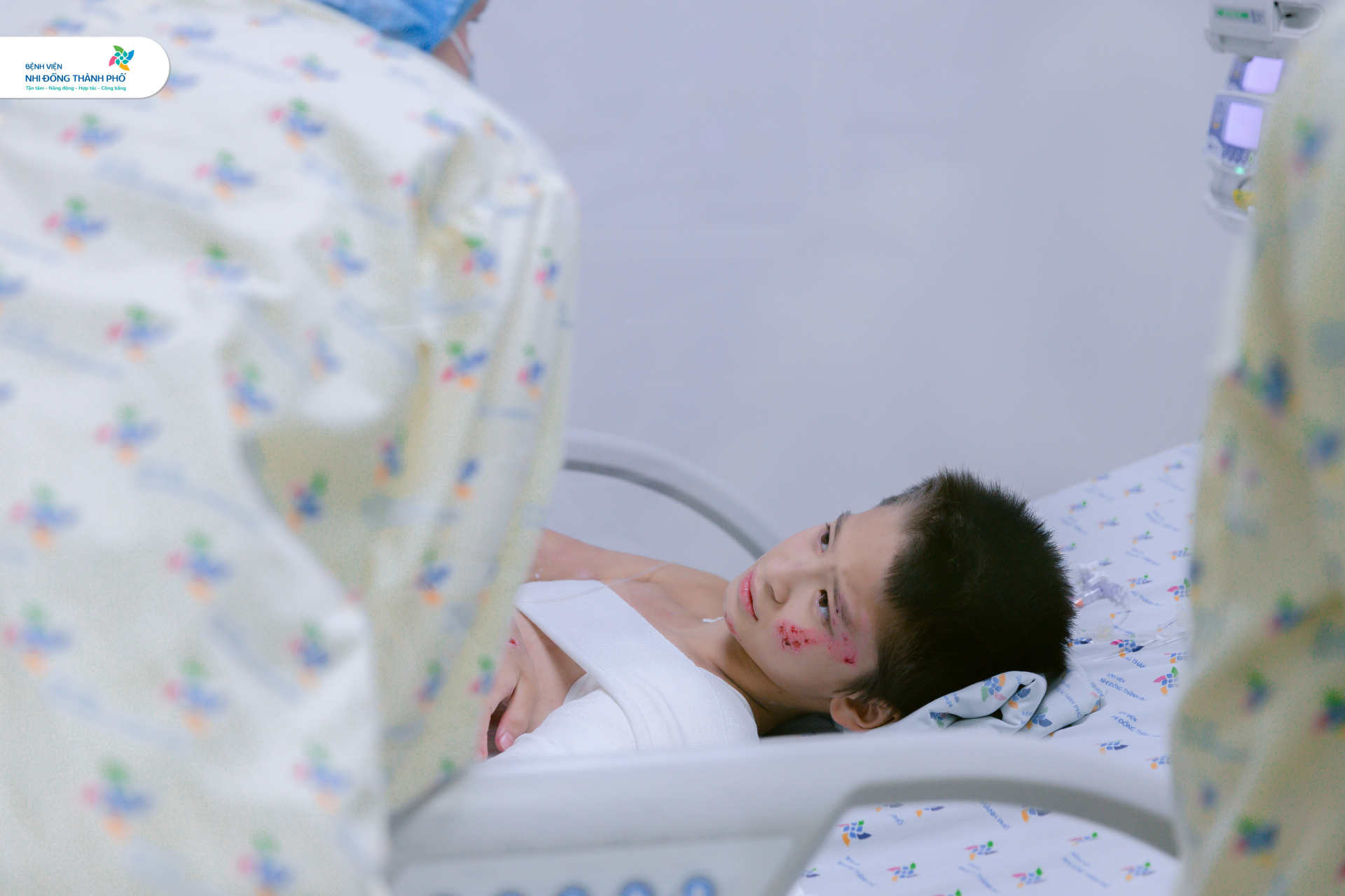Bệnh nhi được điều trị tại Bệnh viện Nhi Đồng Thành Phố