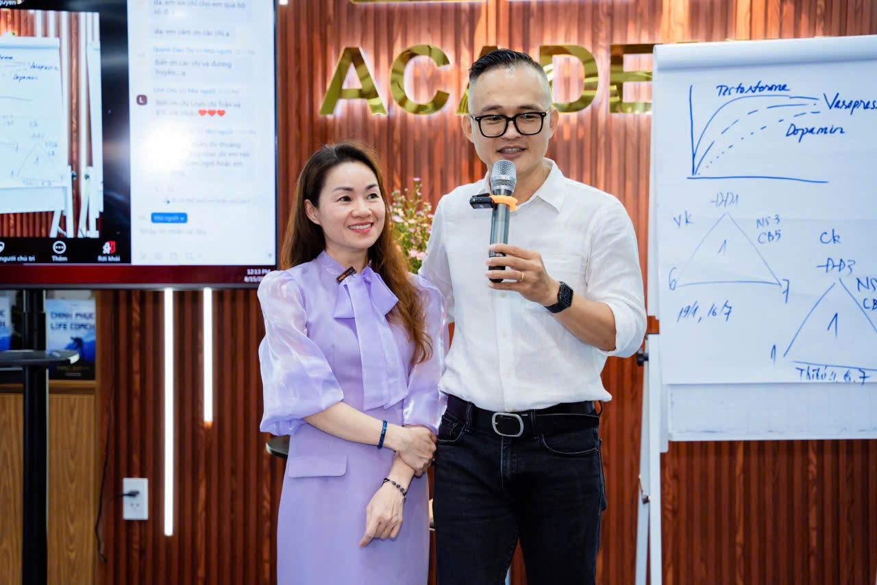 Chuyên gia tâm lý Trương Thị Bảo Trân và chồng, Chuyên gia tâm lý Nguyễn Anh Tuấn