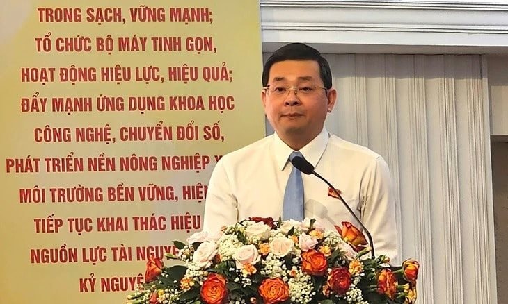 Giám đốc Sở Nông nghiệp - Môi trường TP.HCM Nguyễn Toàn Thắng phát biểu tại sự kiện - Ảnh: Đ.G
