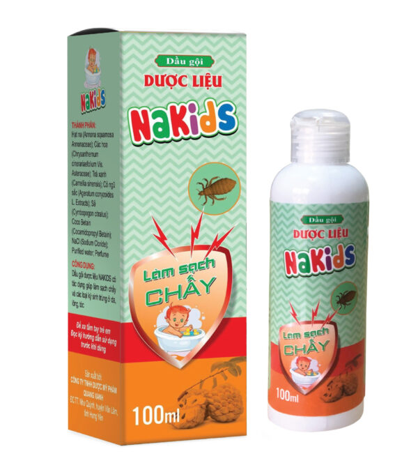 Sản phẩm Dầu gội dược liệu Nakids làm sạch chấy vừa bị thu hồi