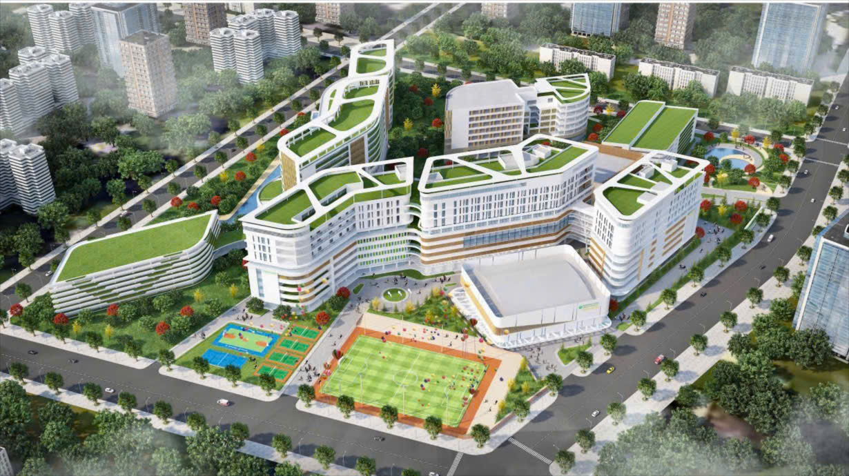Bản đồ quy hoạch Cụm y tế Tân Kiên, huyện Bình Chánh