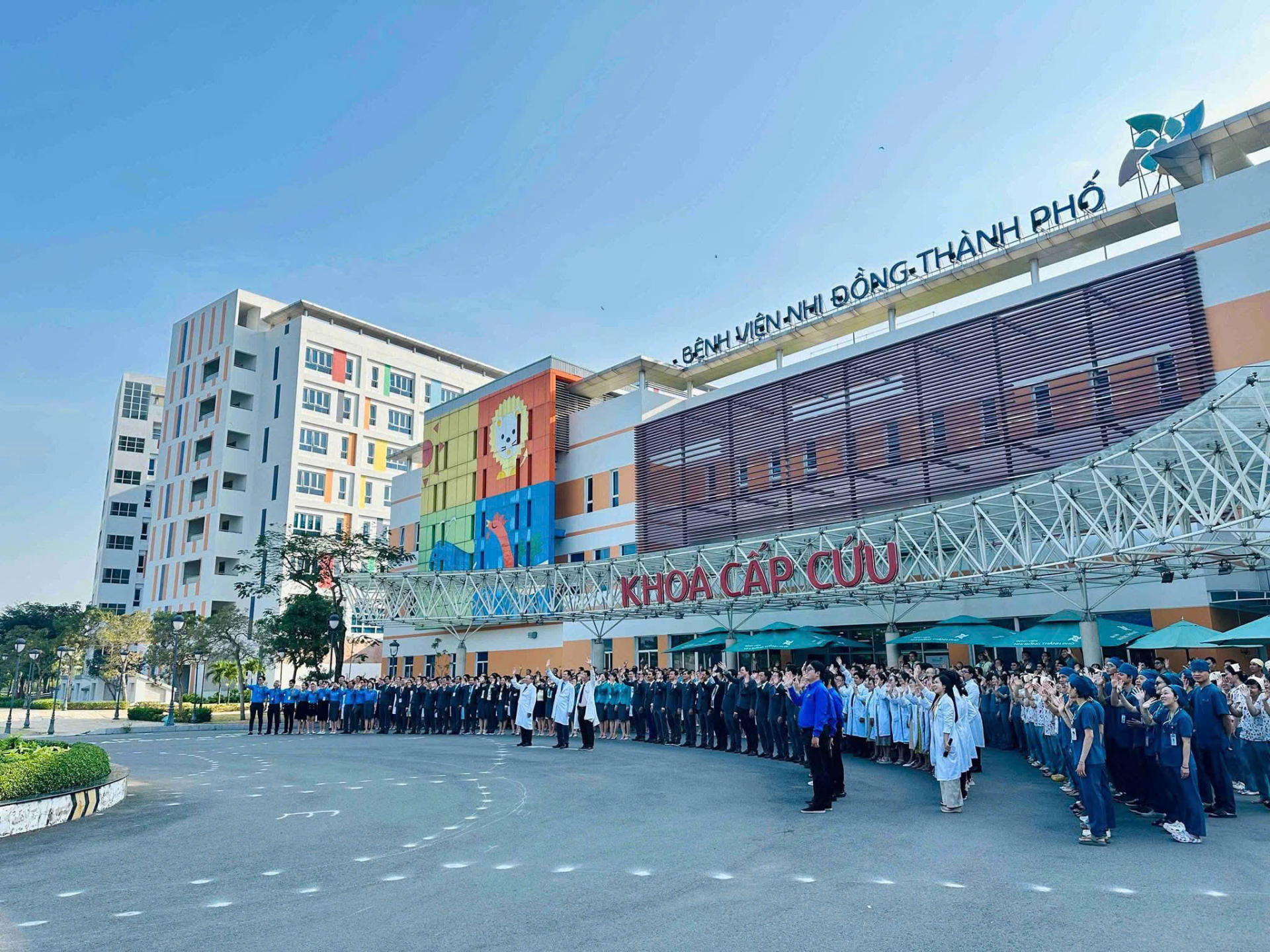 Bệnh viện Nhi đồng Thành phố (ảnh BV NĐTP)