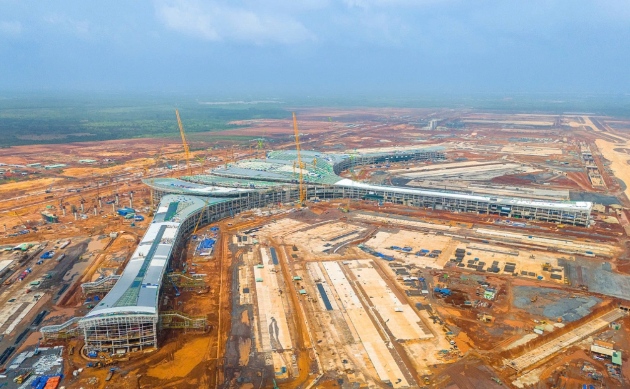   Sân bay Long Thành (Đồng Nai) sẽ trở thành trung tâm trung chuyển hàng hóa và hành khách quốc tế.  