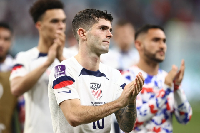 Đội tuyển Mỹ dừng chân ở vòng 16 đội tại World Cup 2022. Ảnh: AMA.